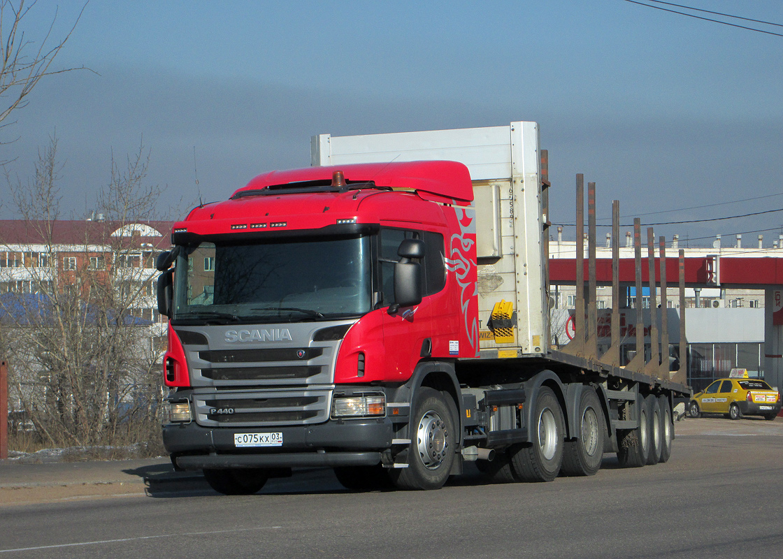 Бурятия, № С 075 КХ 03 — Scania ('2011) P440