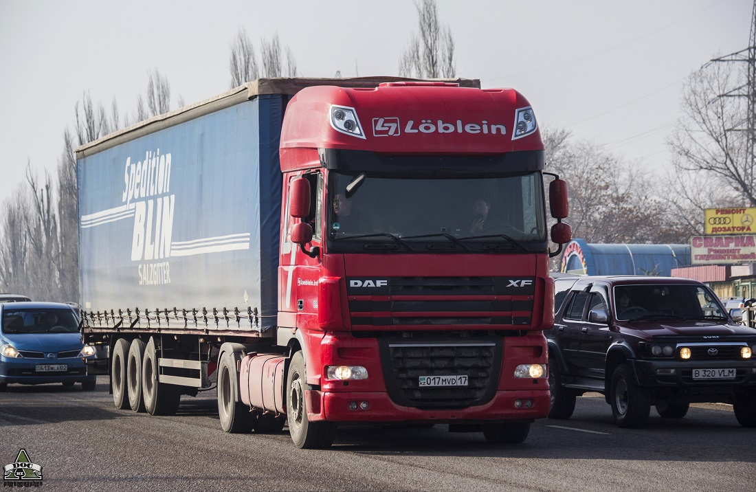 Шымкент, № 017 MVD 17 — DAF XF105 FT