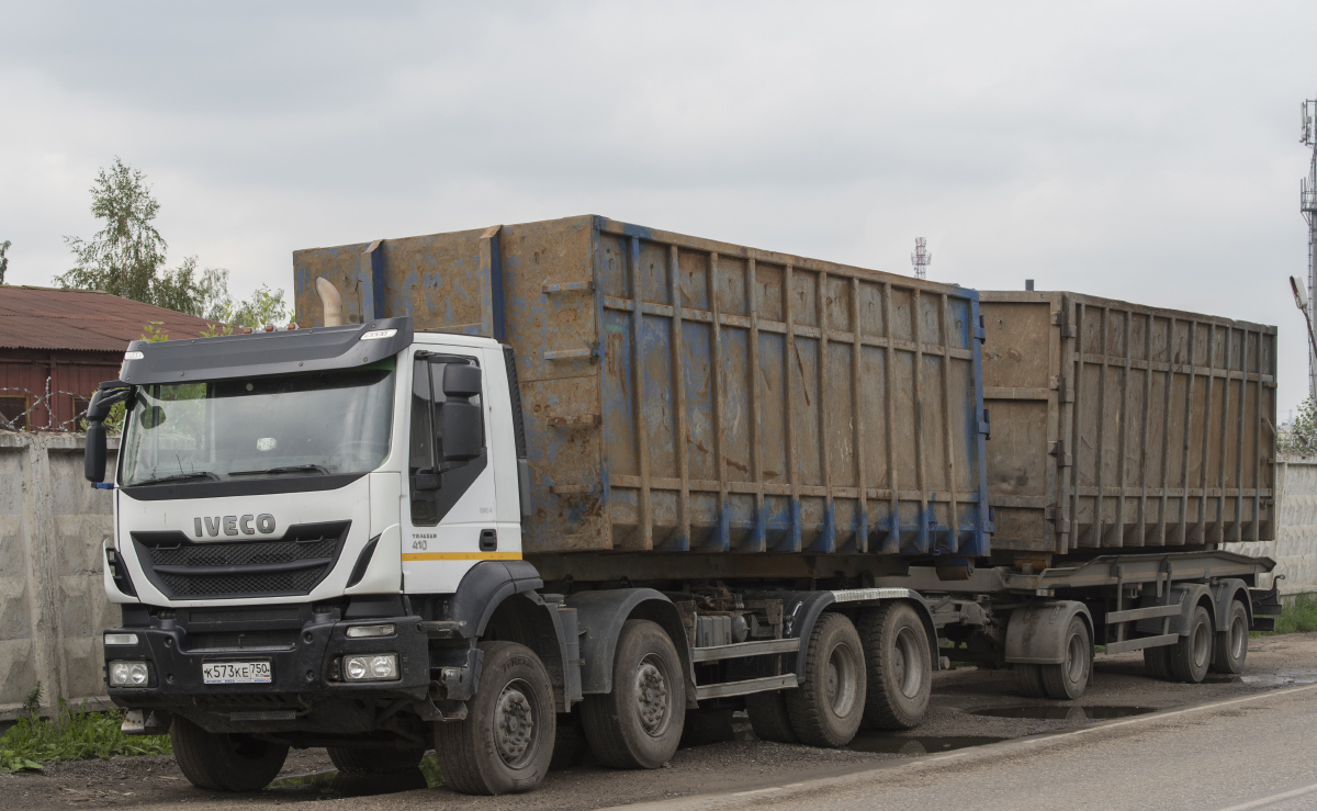 Московская область, № К 573 КЕ 750 — IVECO Trakker ('2013)