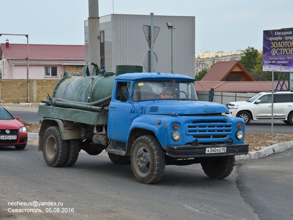 Севастополь, № А 340 КЕ 92 — ЗИЛ-431412