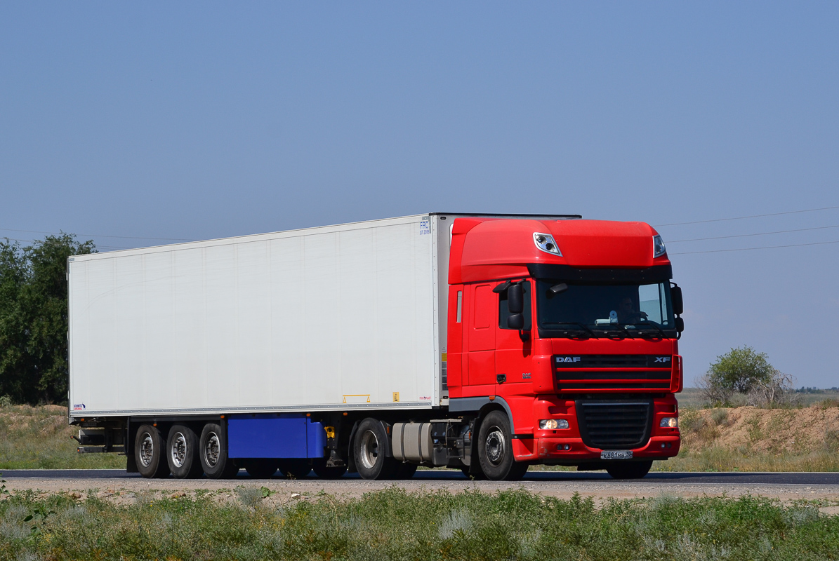 Астраханская область, № Х 681 МВ 30 — DAF XF105 FT