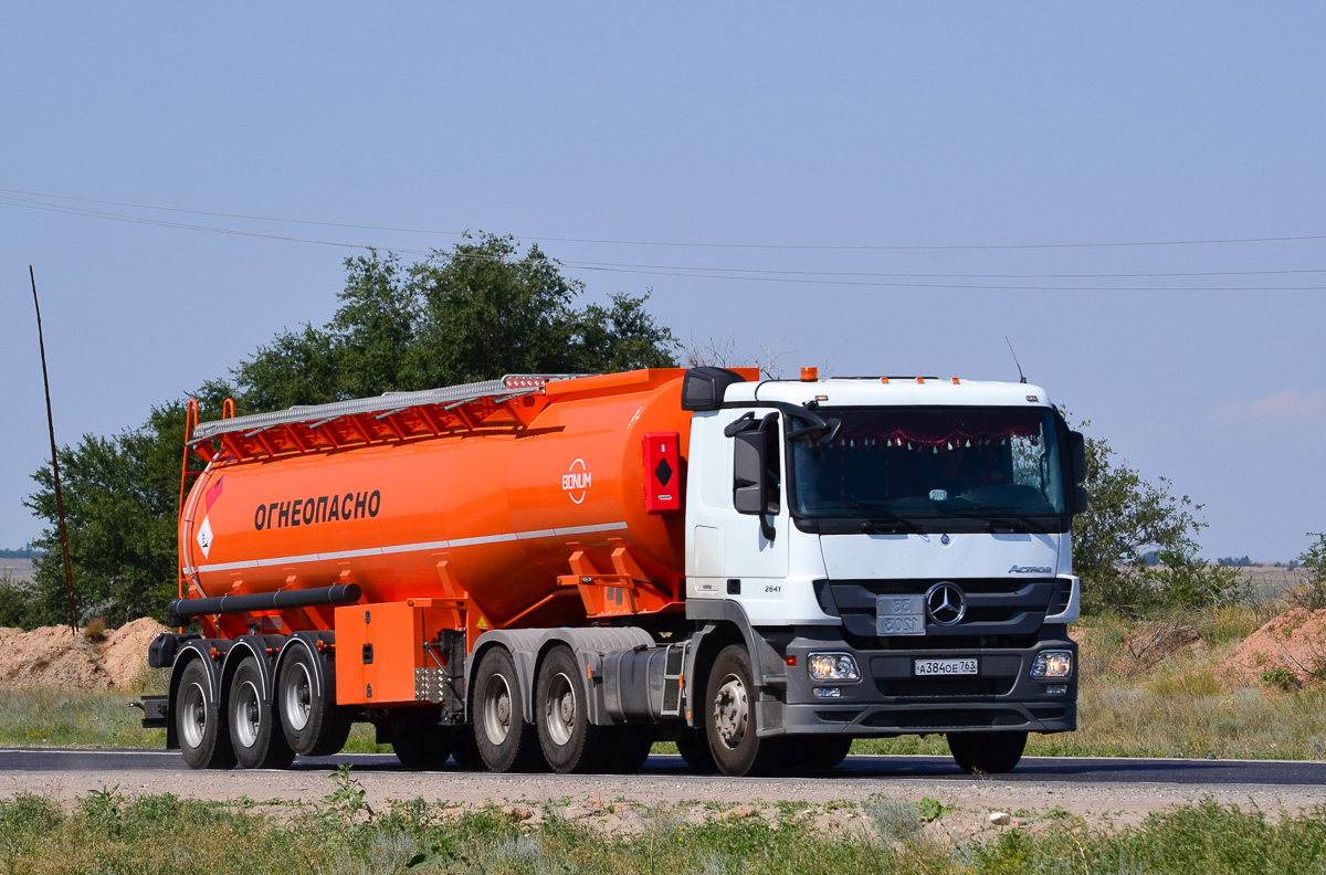 Самарская область, № А 384 ОЕ 763 — Mercedes-Benz Actros ('2009) 2641