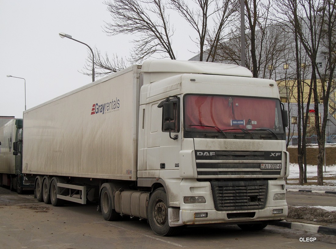 Могилёвская область, № АІ 3707-6 — DAF XF95 FT