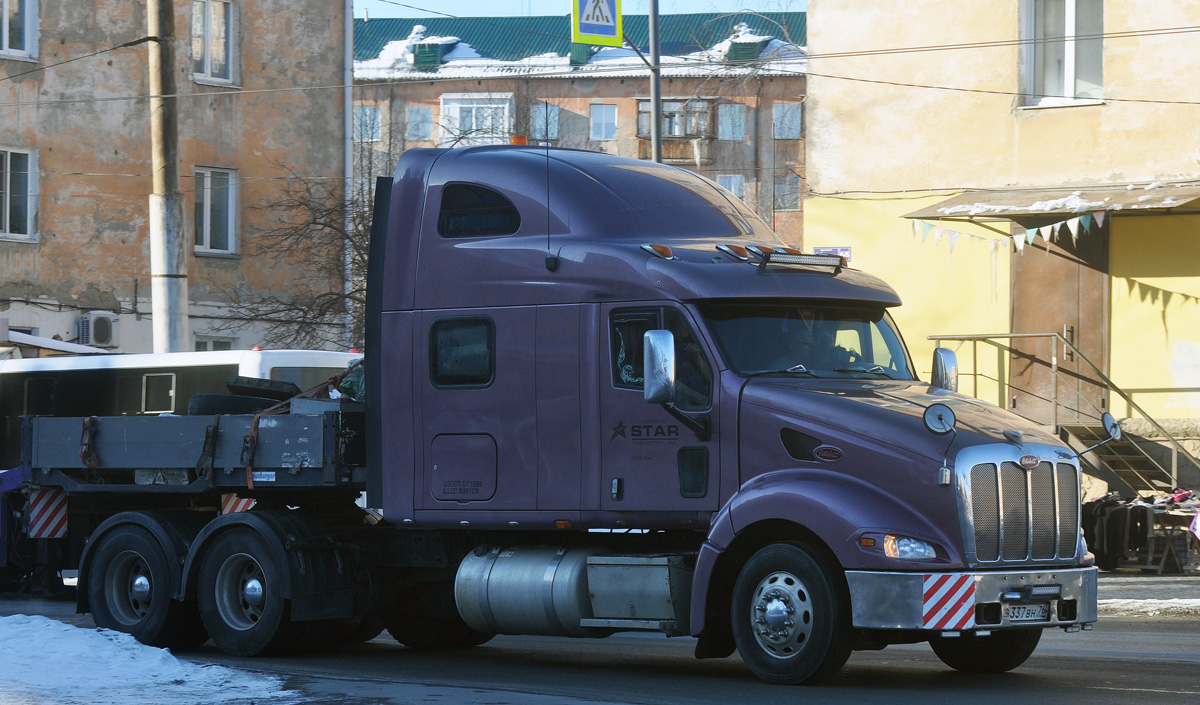 Ярославская область, № В 337 ВН 76 — Peterbilt 387