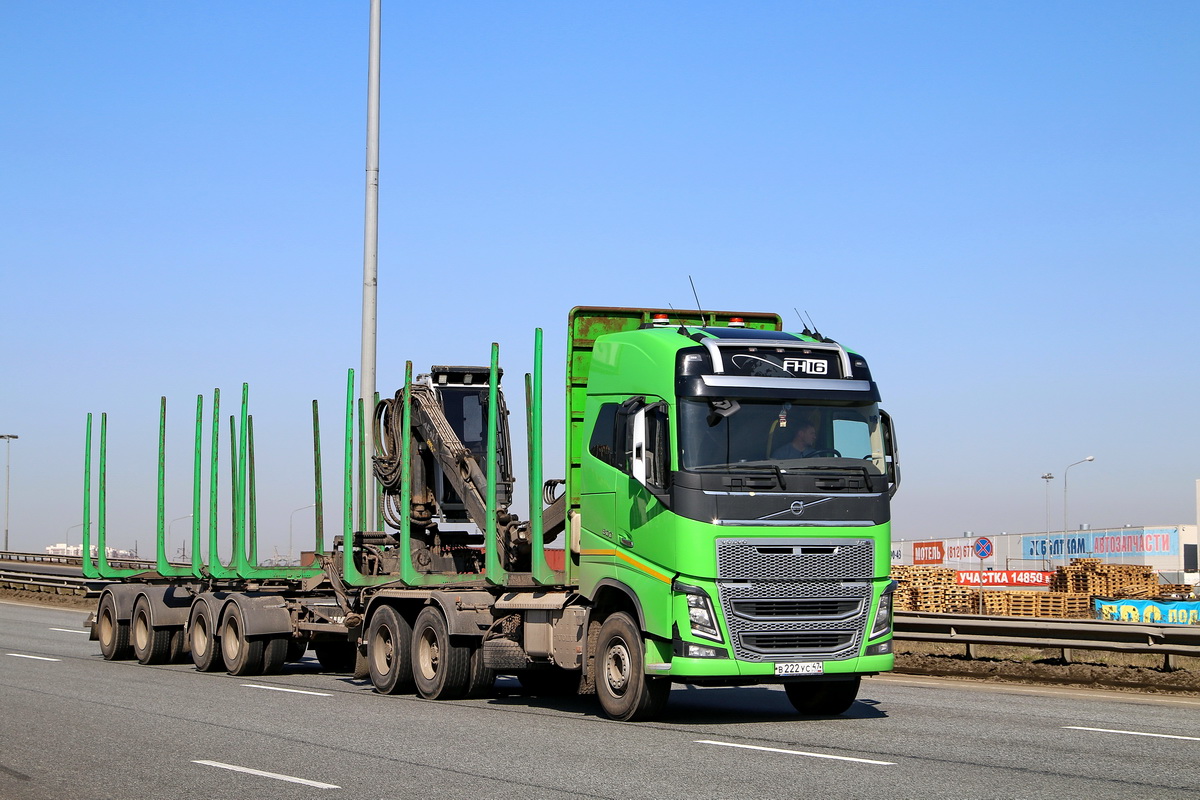 Ленинградская область, № В 222 УС 47 — Volvo ('2012) FH16.600