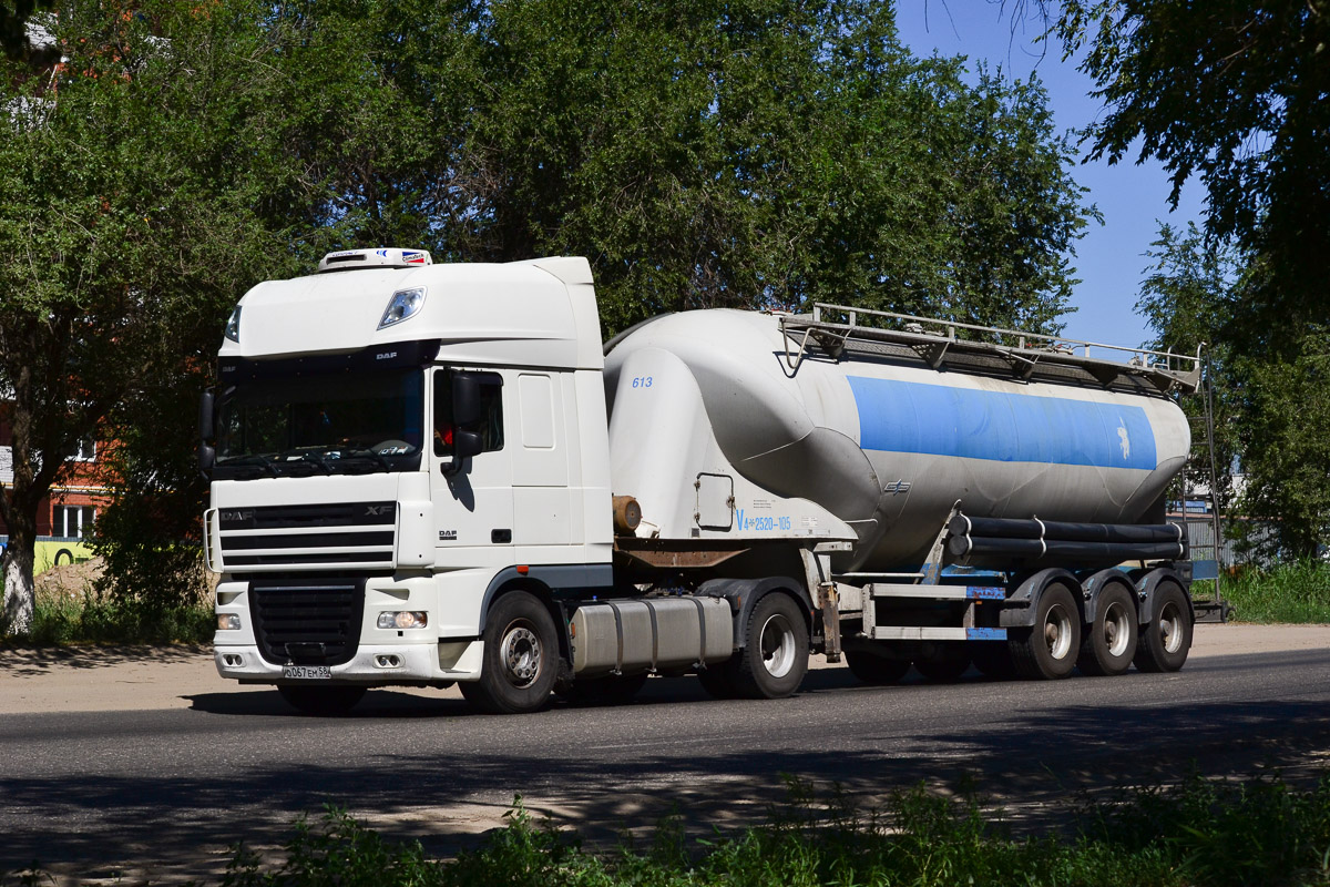 Пензенская область, № О 067 ЕМ 58 — DAF XF105 FT