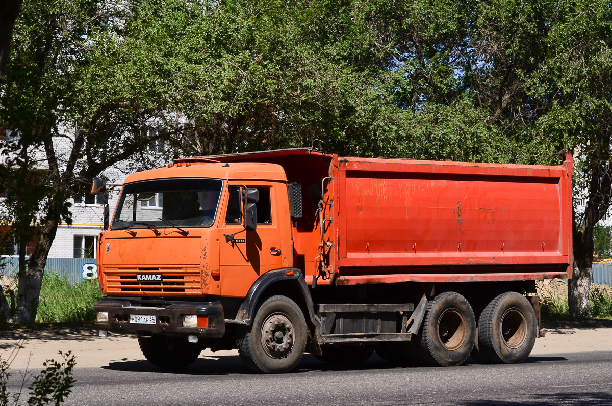 Волгоградская область, № Р 091 АН 34 — КамАЗ-65115-62