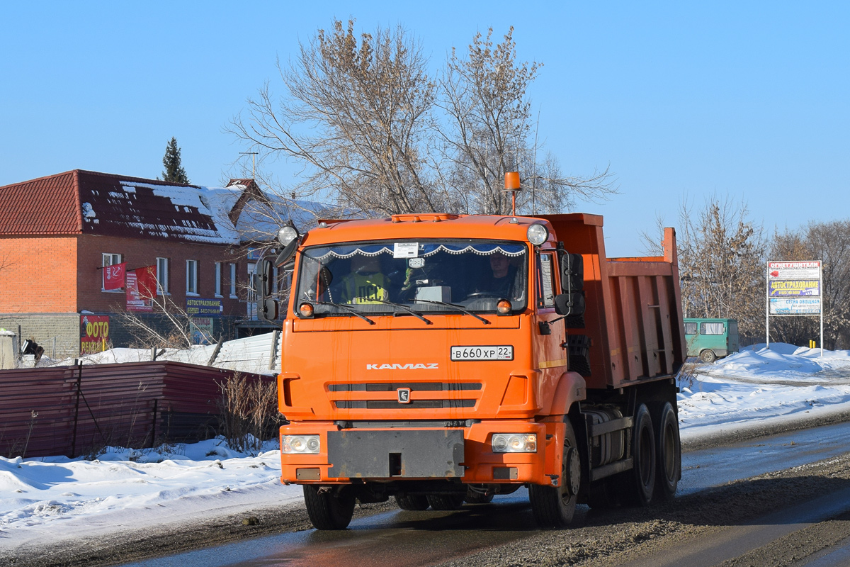 Алтайский край, № В 660 ХР 22 — КамАЗ-65115-42