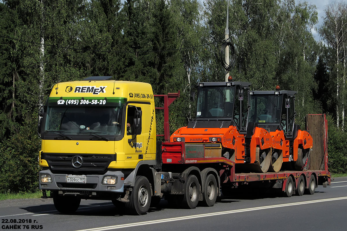 Московская область, № Р 309 ОС 197 — Mercedes-Benz Actros ('2003) 3346