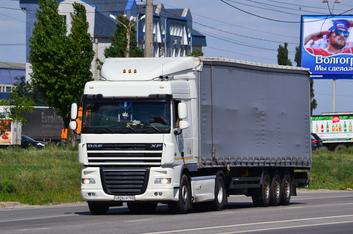 Самарская область, № О 826 УР 163 — DAF XF105 FT