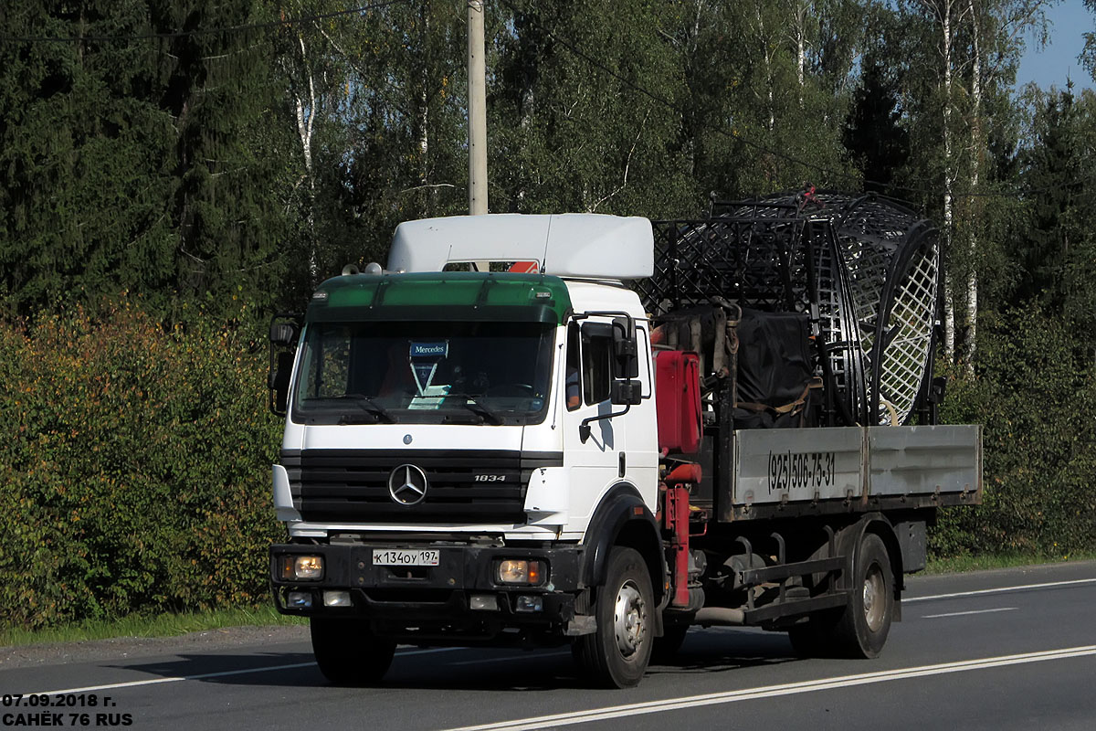 Москва, № К 134 ОУ 197 — Mercedes-Benz SK 1834