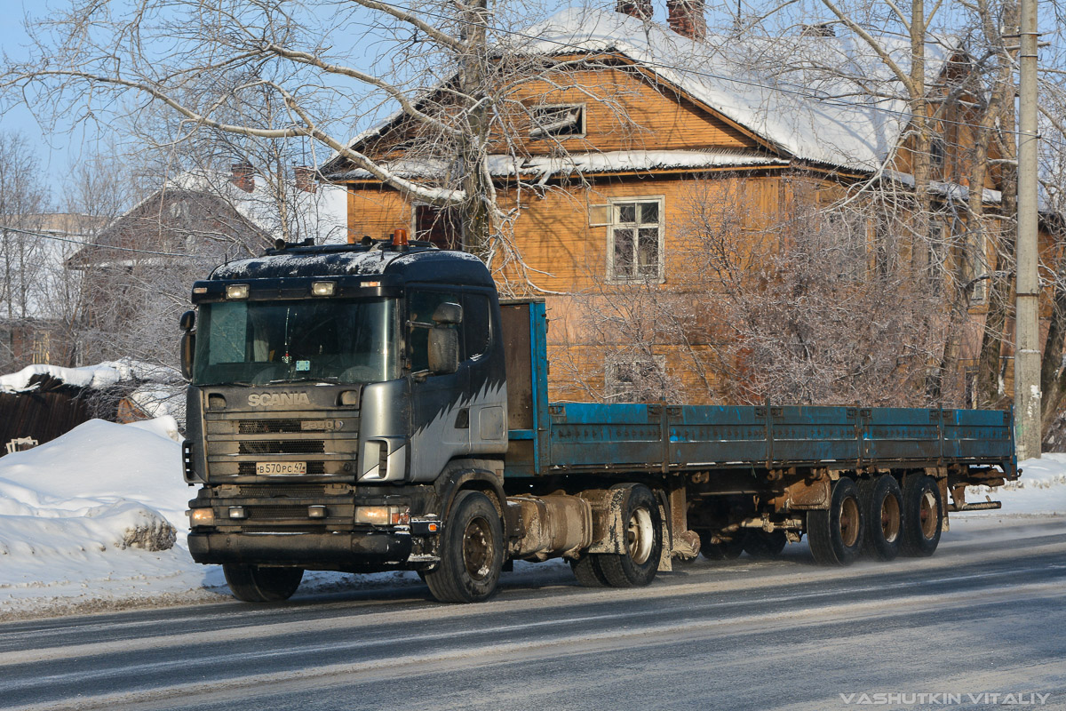 Ленинградская область, № В 570 РС 47 — Scania ('2011) P340