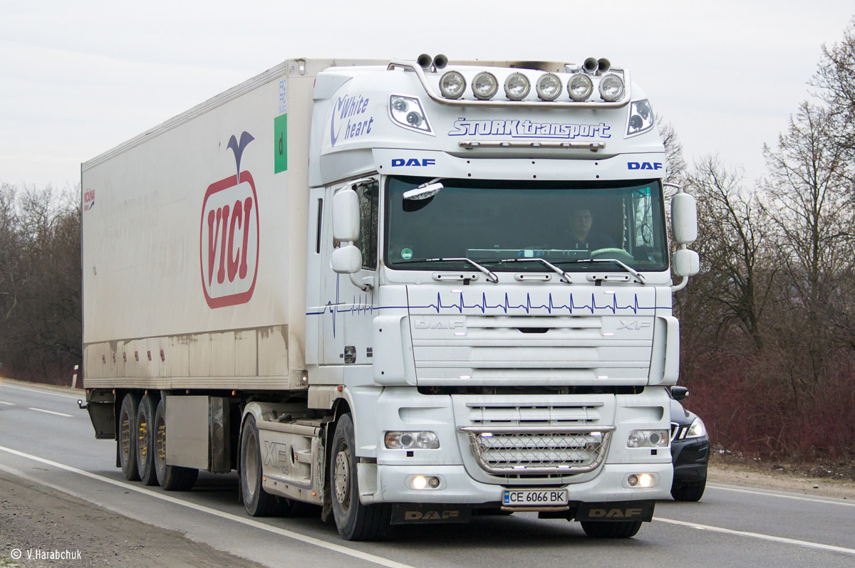 Черновицкая область, № СЕ 6066 ВК — DAF XF105 FT