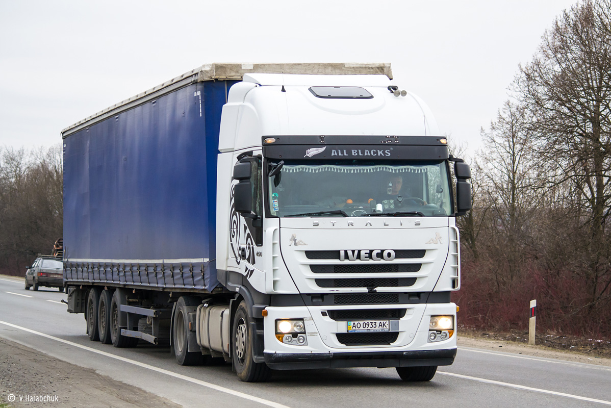 Закарпатская область, № АО 0933 АК — IVECO Stralis ('2007) 450