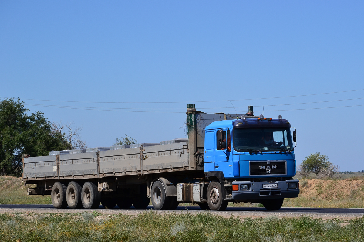 Волгоградская область, № М 345 УВ 34 — MAN F90 19.372