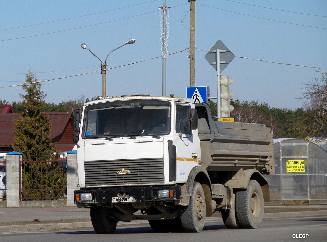 Витебская область, № АВ 2805-2 — МАЗ-5551 (общая модель)