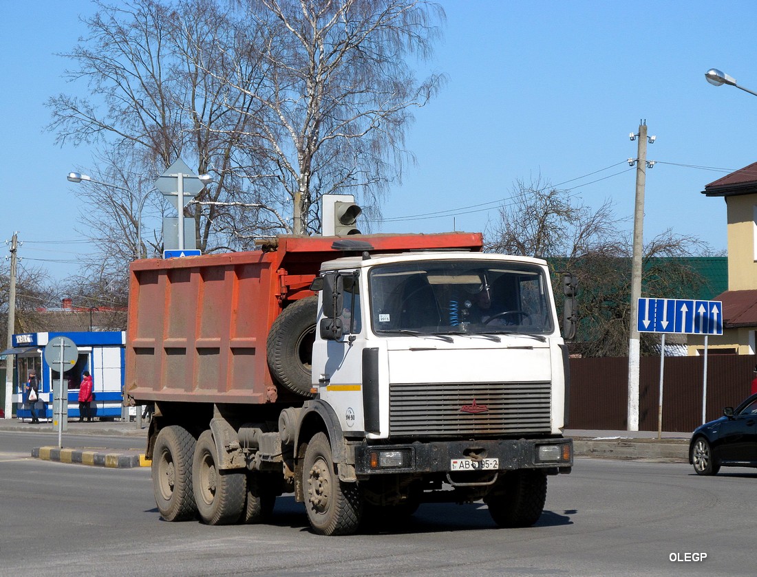 Витебская область, № АВ 6195-2 — МАЗ-5516 (общая модель)