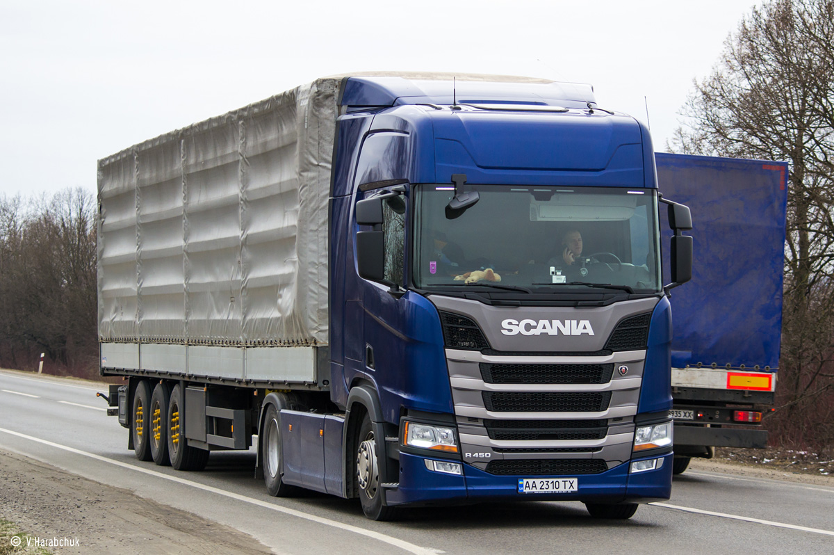 Закарпатская область, № АА 2310 ТХ — Scania ('2016) R450