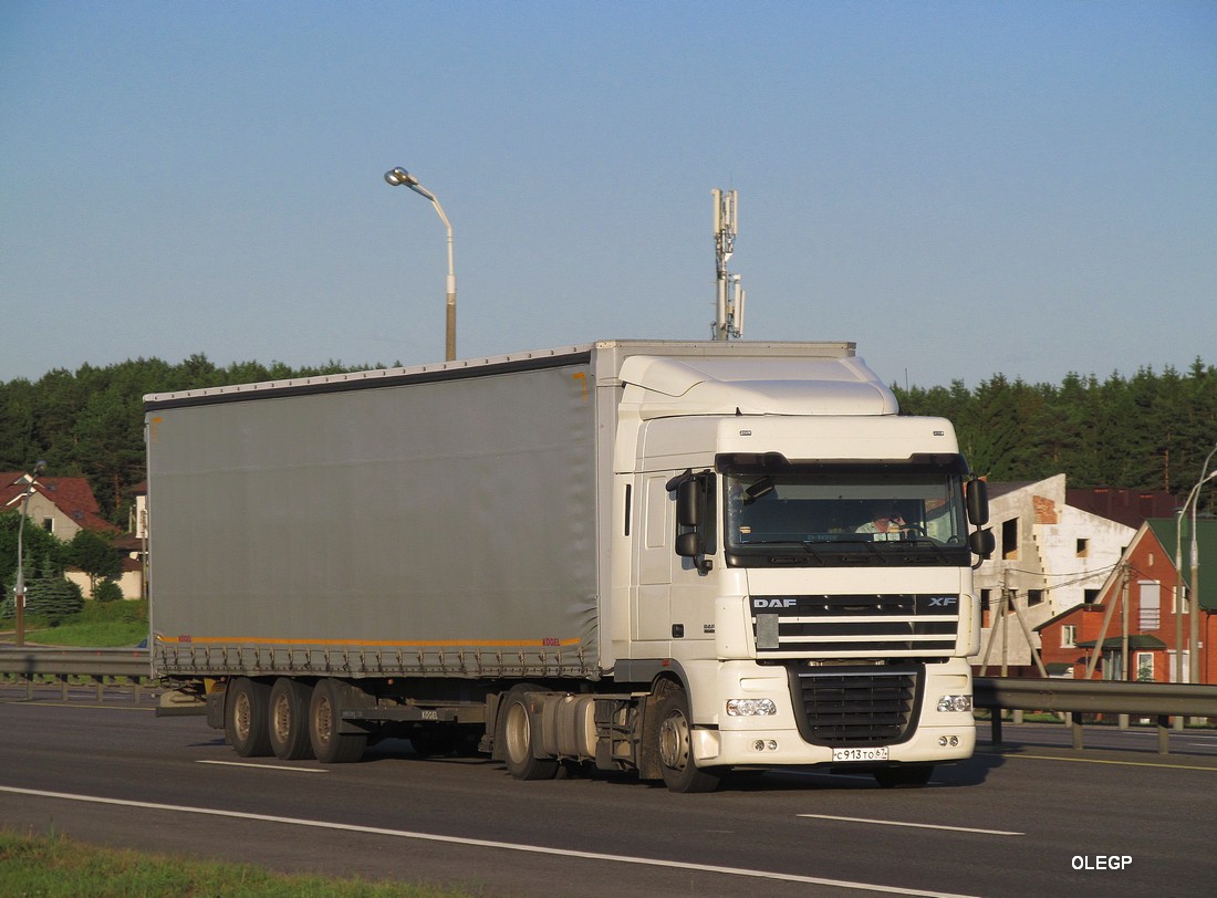 Смоленская область, № С 913 ТО 67 — DAF XF105 FT