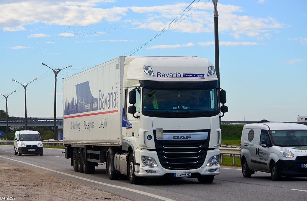 Львовская область, № ВС 2893 НС — DAF XF Euro6 FT