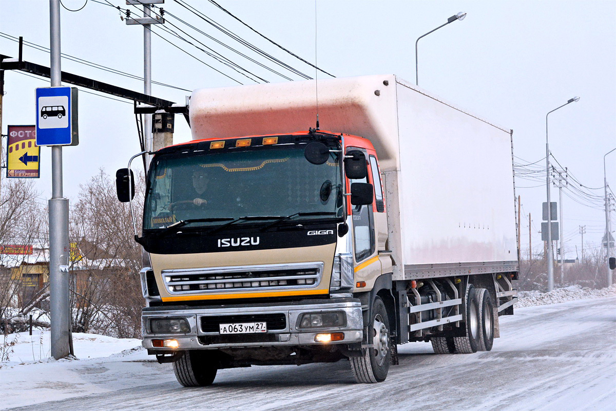 Хабаровский край, № А 063 УМ 27 — Isuzu Giga (общая модель)