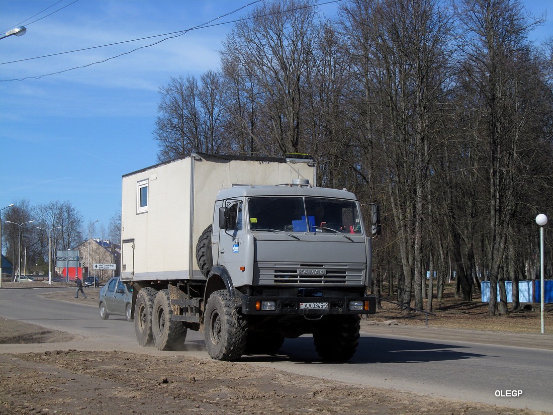 Витебская область, № АА 0345-2 — КамАЗ-43114 (общая модель)