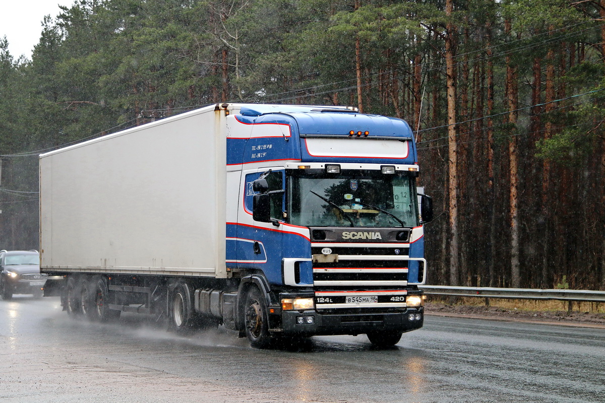 Санкт-Петербург, № В 545 МА 98 — Scania ('1996) R124L