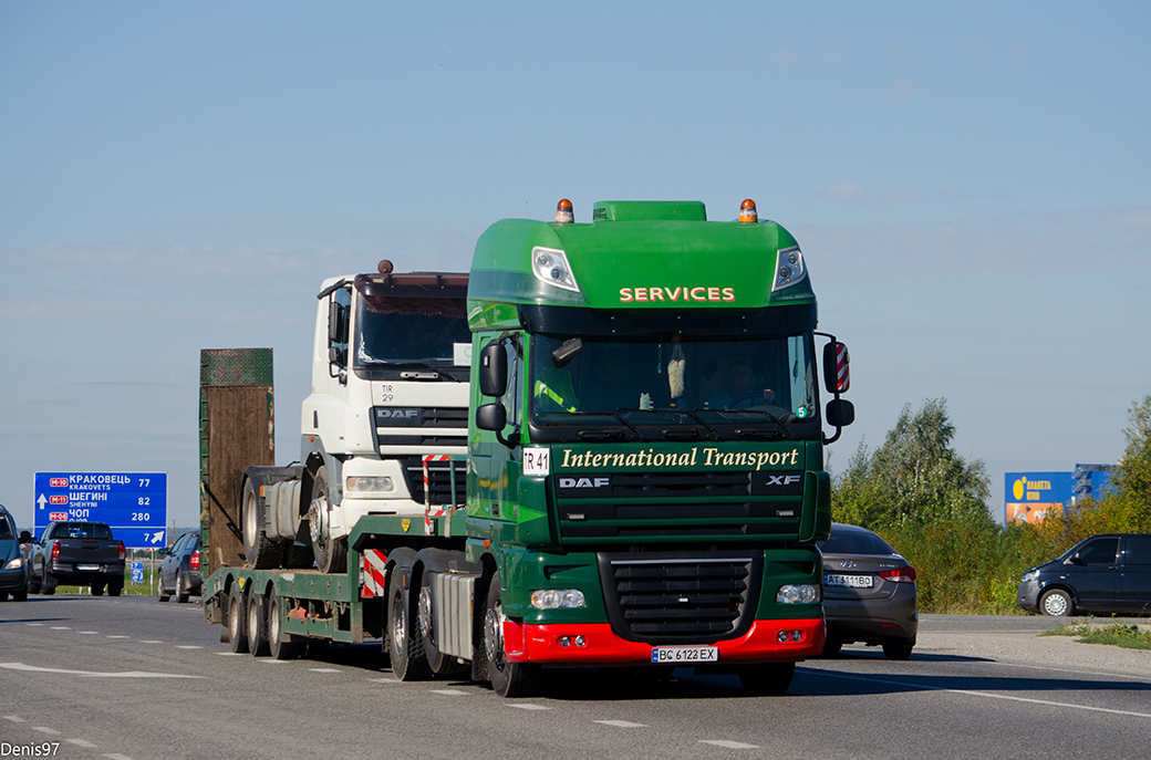 Львовская область, № ВС 6122 ЕХ — DAF XF105 FTG