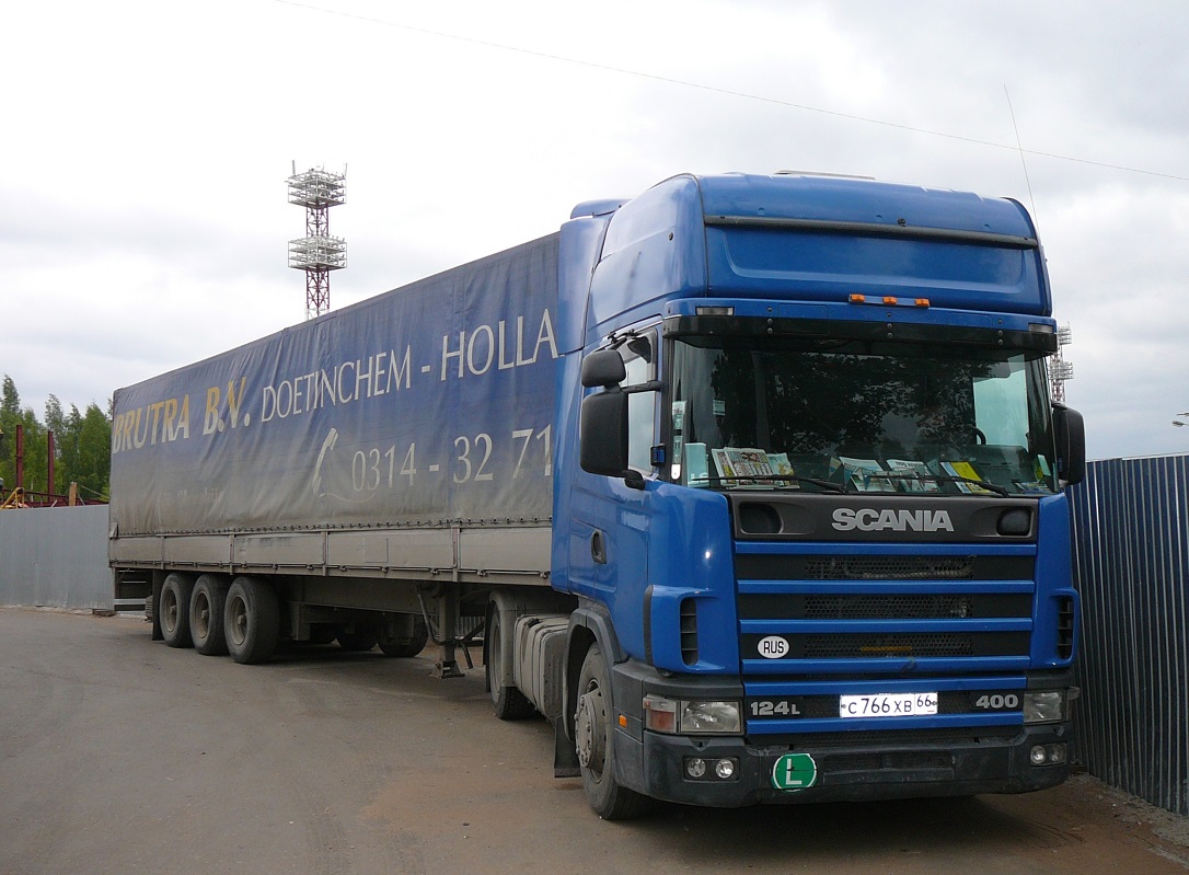 Свердловская область, № С 766 ХВ 66 — Scania ('1996) R124L