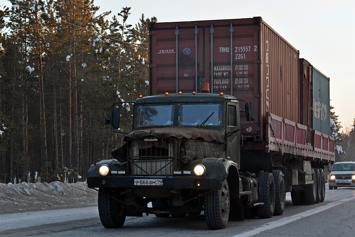 Саха (Якутия), № Р 866 ВМ 14 — КрАЗ-256Б1