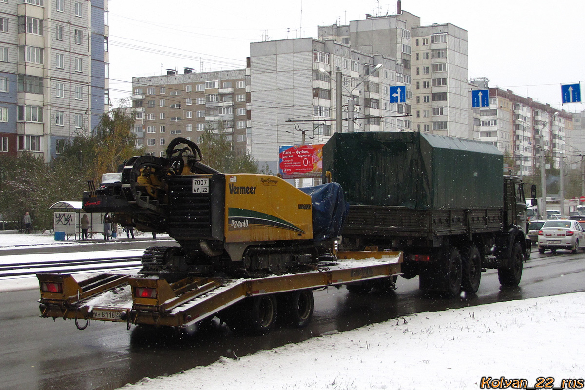 Алтайский край, № АН 8118 22 —  Прочие модели; Алтайский край, № 7007 АУ 22 — Vermeer D24x40 Navigator