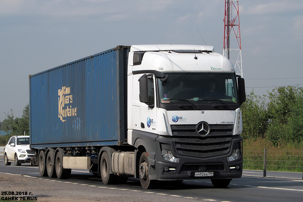 Москва, № Н 492 ВА 799 — Mercedes-Benz Actros ('2011) 1845