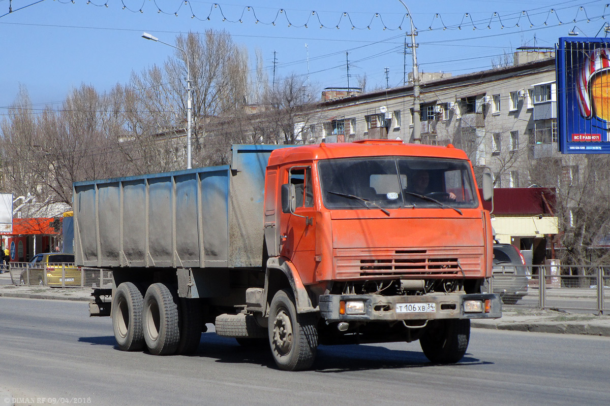 Волгоградская область, № Т 106 ХВ 34 — КамАЗ-53229-02 [53229C]