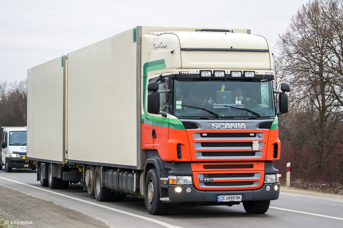 Черновицкая область, № СЕ 6888 ВК — Scania ('2004) R480