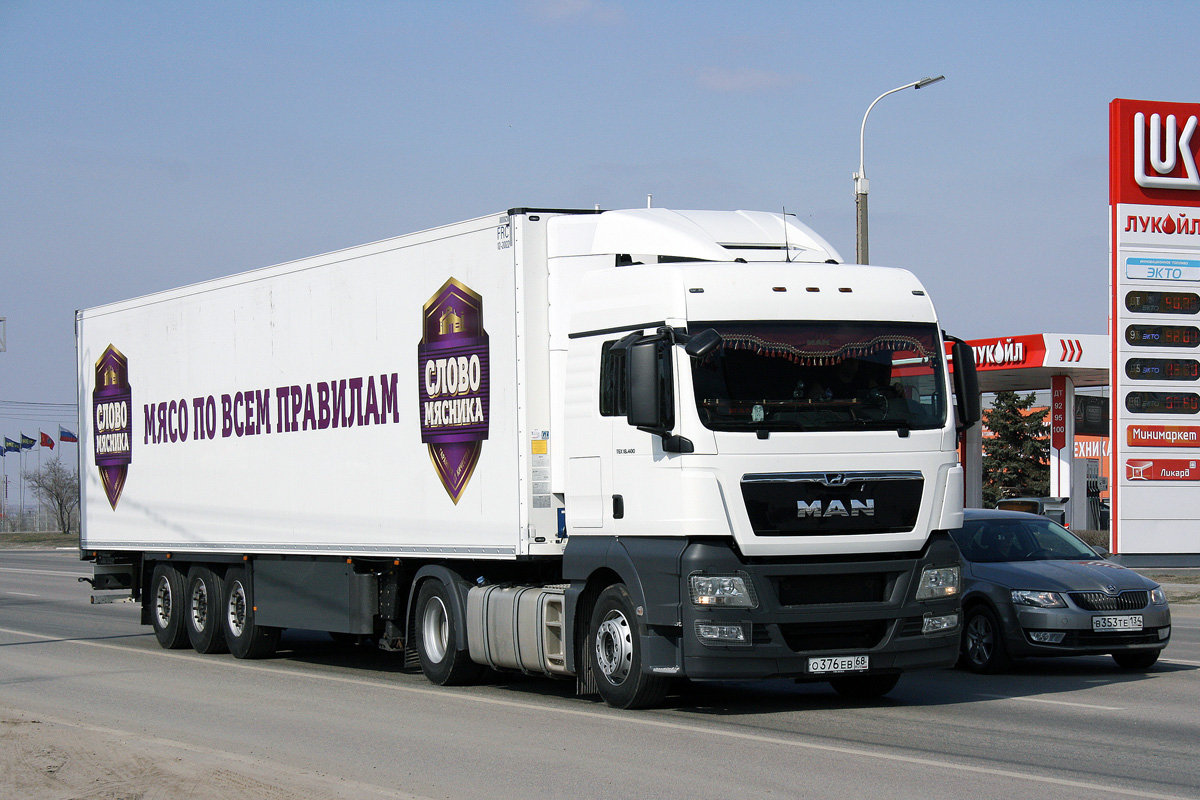 Тамбовская область, № О 376 ЕВ 68 — MAN TGX ('2007) 18.400