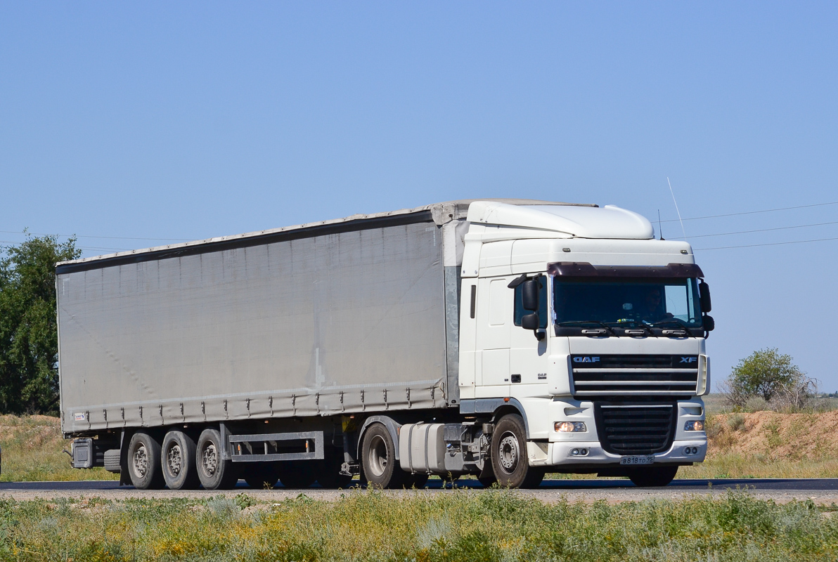 Северная Осетия, № В 818 ТО 95 — DAF XF105 FT