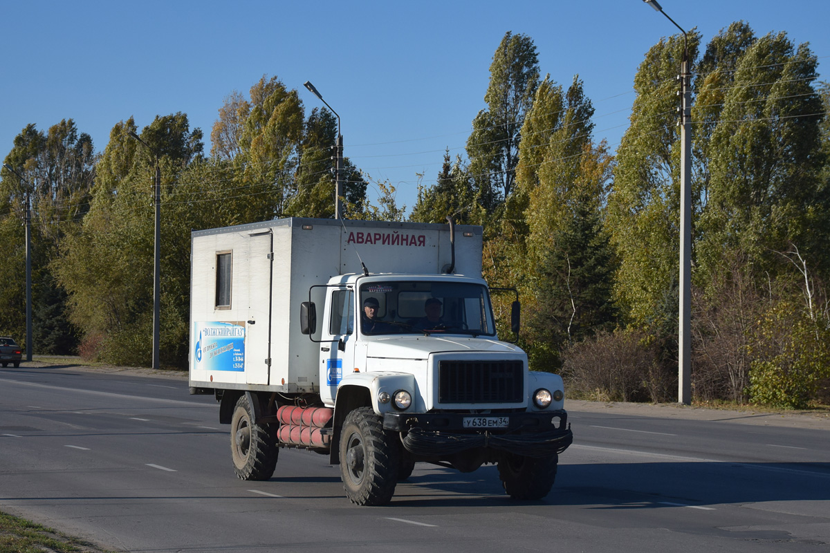 Волгоградская область, № У 638 ЕМ 34 — ГАЗ-3308 «Садко»