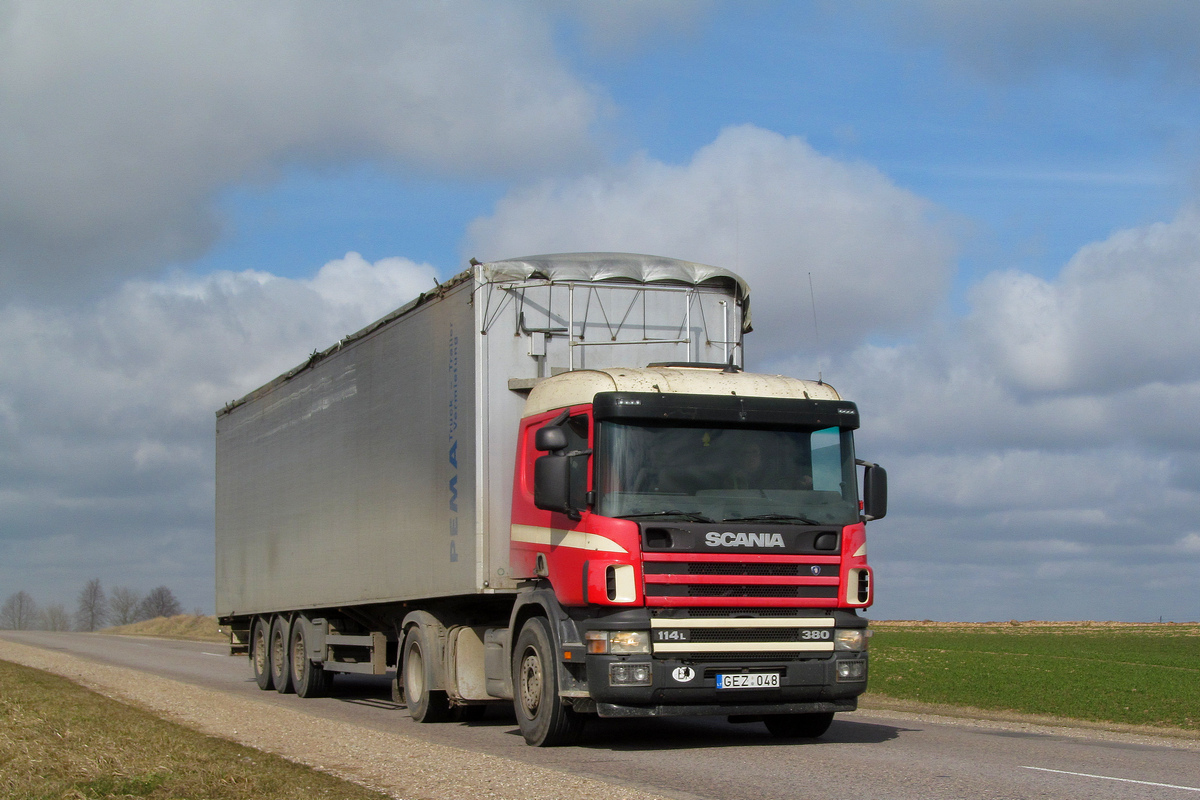 Литва, № GEZ 048 — Scania ('1996) P114L