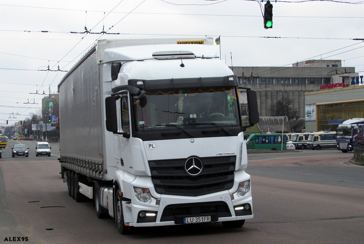 Польша, № LU 351FR — Mercedes-Benz Actros ('2011) 1845