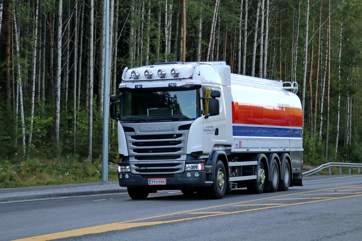 Финляндия, № VYU-686 — Scania ('2013) R450