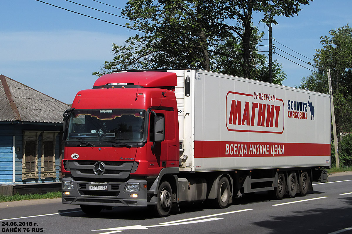 Тамбовская область, № А 707 ЕН 37 — Mercedes-Benz Actros ('2009) 1841