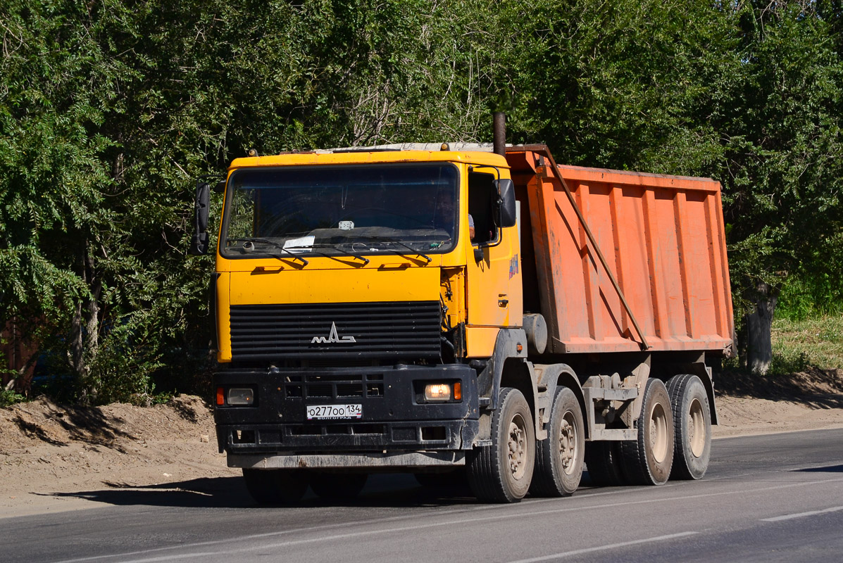 Волгоградская область, № О 277 ОО 134 — МАЗ-6516A8