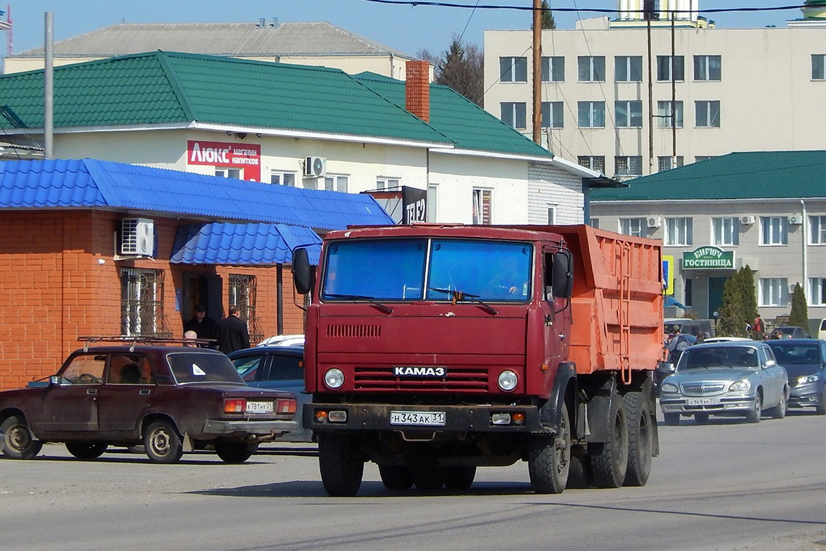 Белгородская область, № Н 343 АК 31 — КамАЗ-5410