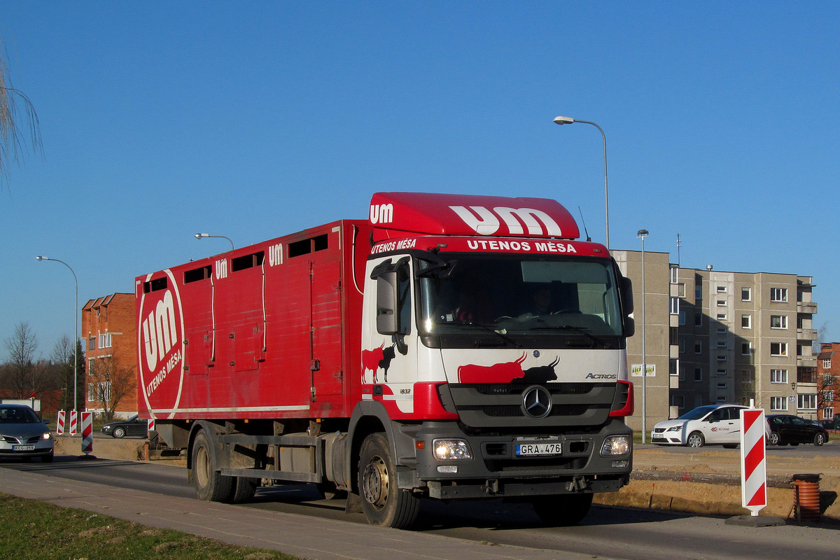 Литва, № GRA 476 — Mercedes-Benz Actros ('2009) 1832