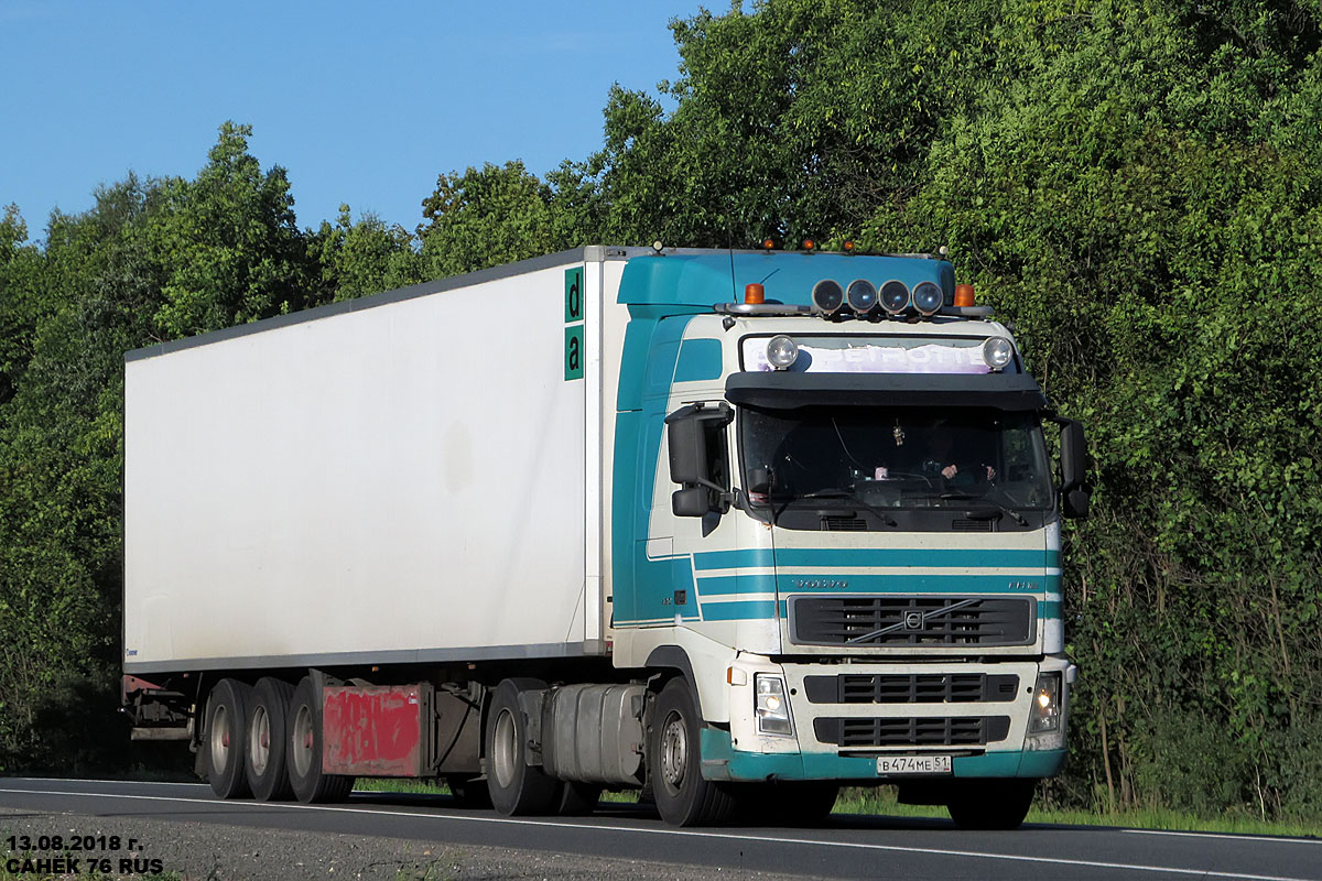 Мурманская область, № В 474 МЕ 51 — Volvo ('2002) FH12.420