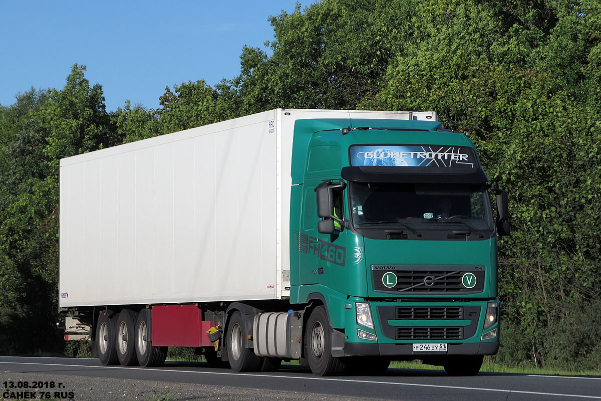 Мурманская область, № Р 246 ЕУ 51 — Volvo ('2008) FH.460