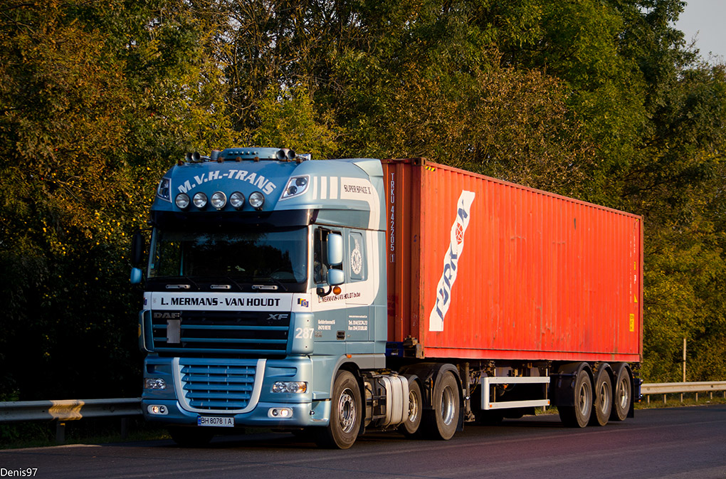 Одесская область, № ВН 8078 ІА — DAF XF105 FTP