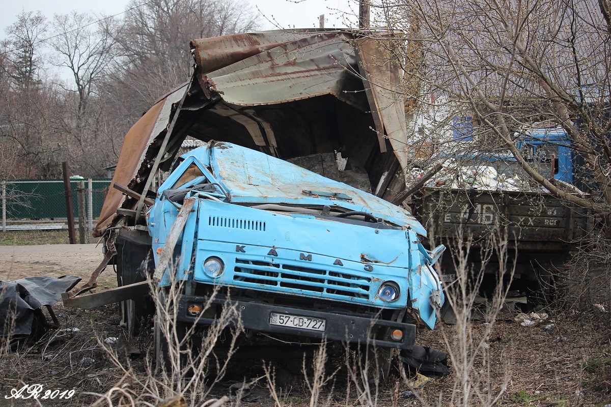 Азербайджан, № 57-CB-727 — КамАЗ-5320; Тамбовская область — Брошенные и разукомплектованные грузовики