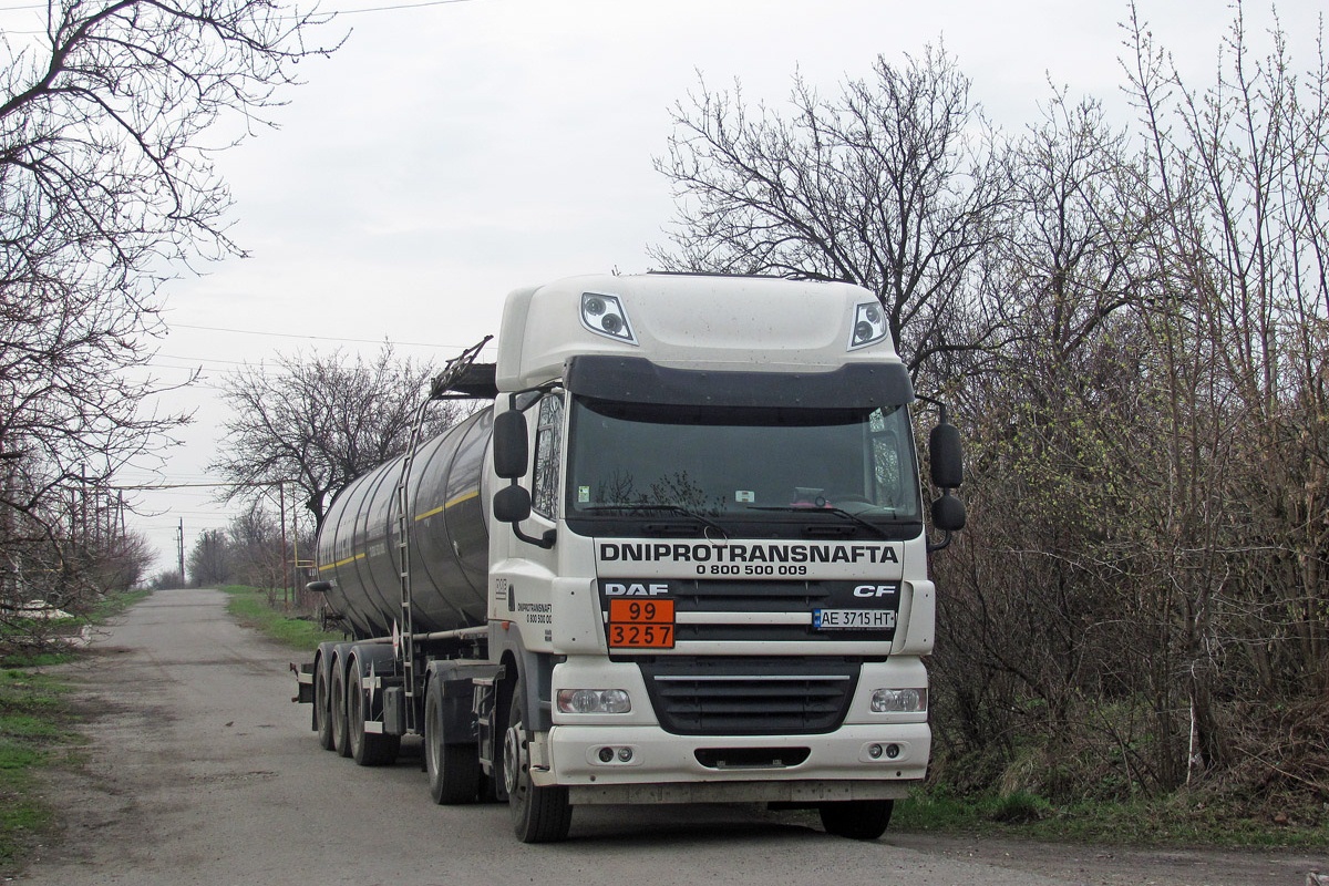 Днепропетровская область, № АЕ 3715 НТ — DAF CF85 FT