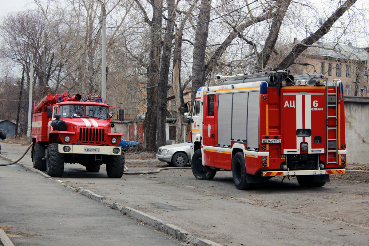 Челябинская область, № К 098 РМ 74 — Урал-43206; Челябинская область, № Е 236 СТ 174 — КамАЗ-5387-RF [53870F-R]; Челябинская область — Разные фотографии (Автомобили)